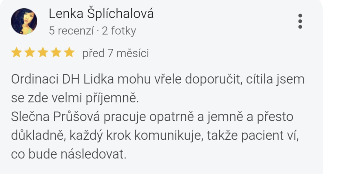Google recenze pacienta 6